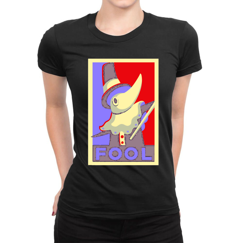 Excaliburr Fooll Propaganda Ladies Fitted T-Shirt by cm-arts | Artistshot