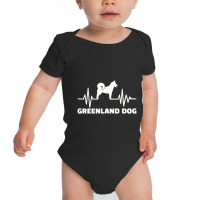 Heartbeat Greenland Dog , Greenland Dog Baby Bodysuit | Artistshot