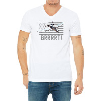 Funny A10 Thunderbolt Warthog Brrrrrt T Shirt V-neck Tee | Artistshot