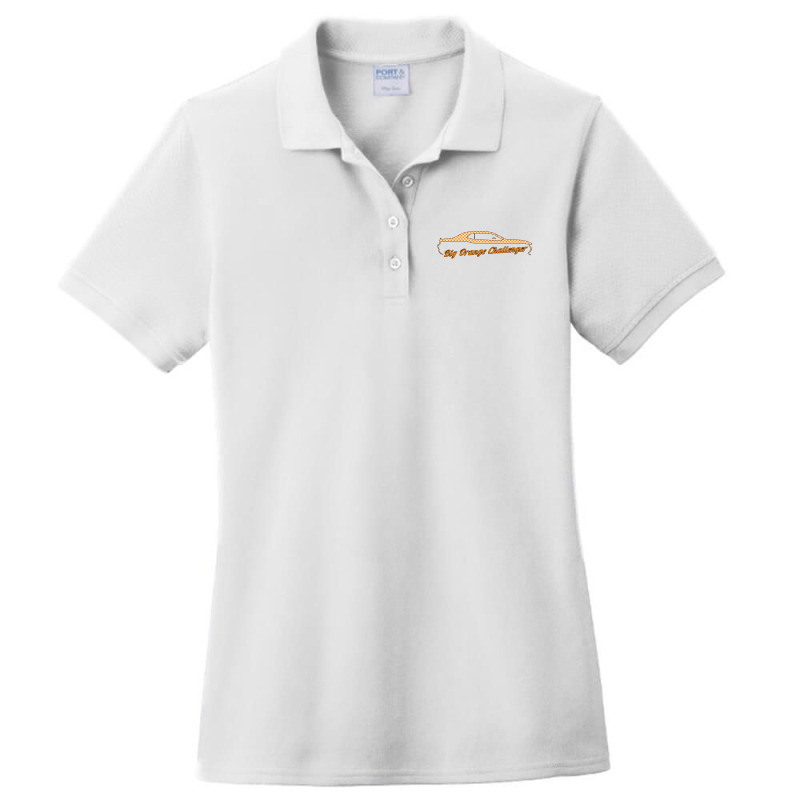 Big Orange Challenger   Checkerboard   Tennessee Ladies Polo Shirt by kiamadalee | Artistshot