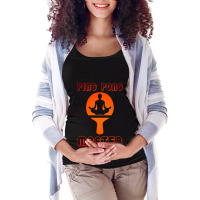 Ping Pong Master Table Tennis For Pingpong Players Maternity Scoop Neck T-shirt | Artistshot