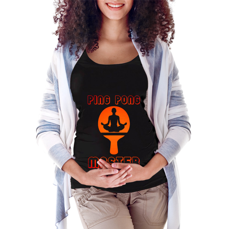 Ping Pong Master Table Tennis For Pingpong Players Maternity Scoop Neck T-shirt | Artistshot