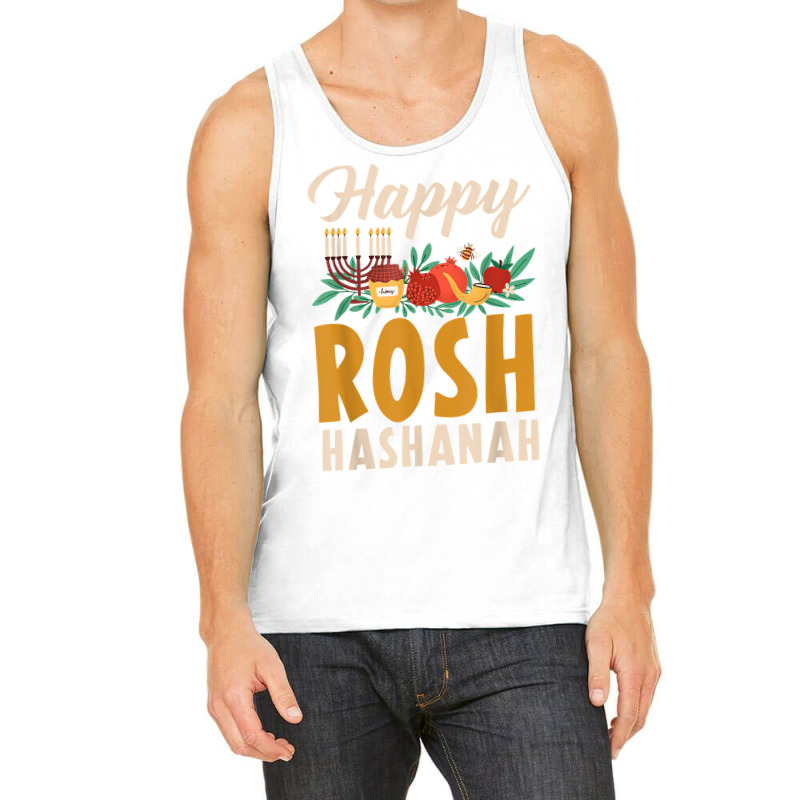 Happy Rosh Hashanah Shofar Jews Holiday Jewish New Year T Shirt Tank Top | Artistshot