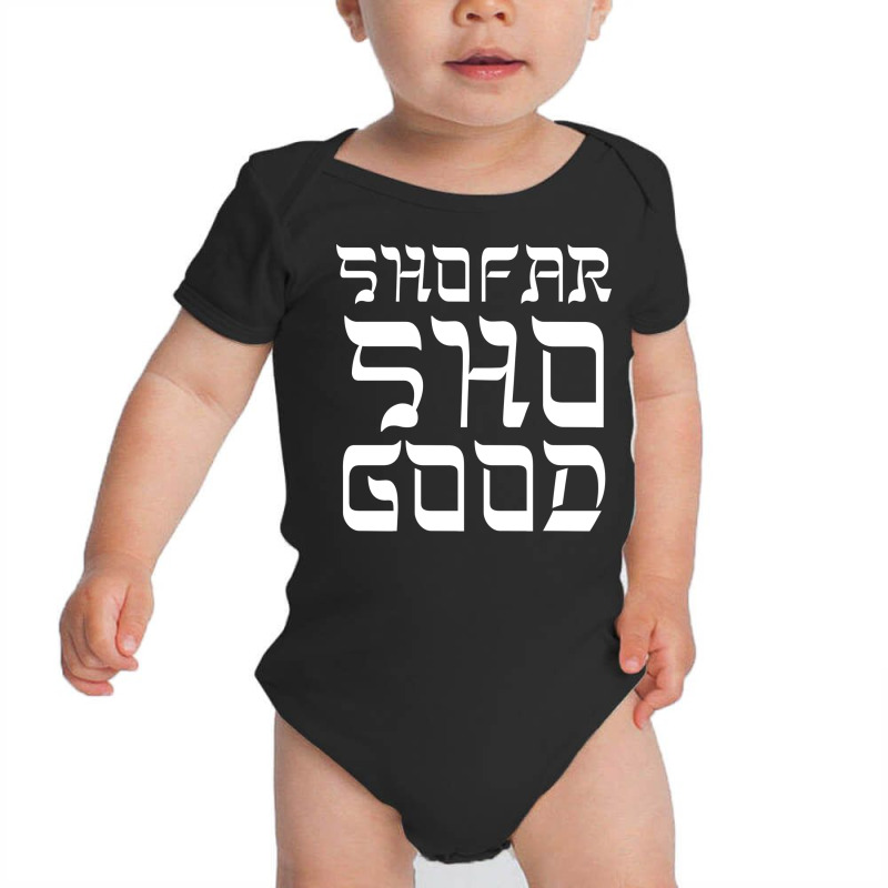 Shofar Sho Good Jewish Holiday Long Sleeve T Shirt Baby Bodysuit | Artistshot