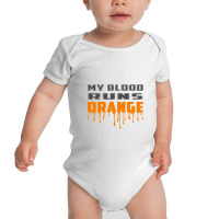 Blood Runs Orange   Tennessee Football Baby Bodysuit | Artistshot