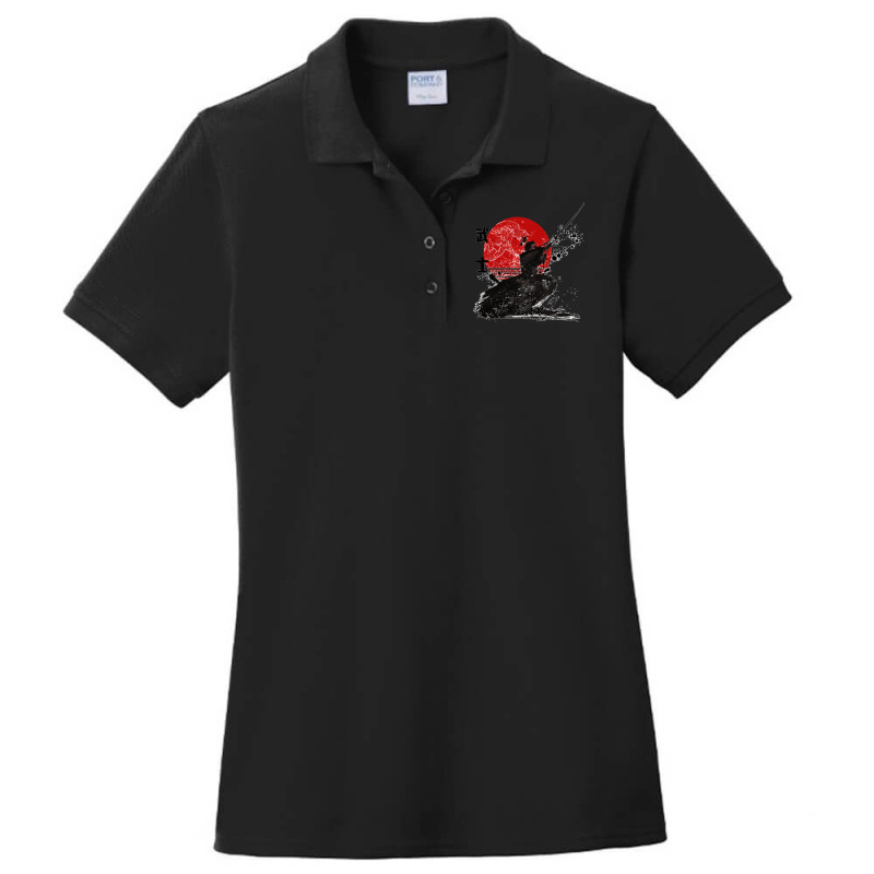 Samurais The Ghosts Ladies Polo Shirt by cm-arts | Artistshot