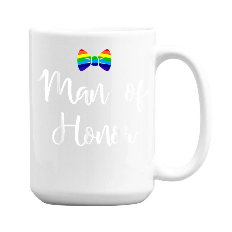 Lgbt Pride Gay Bachelor Party Man Of Honor Engagement For Fans 15 Oz Coffee Mug | Artistshot