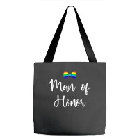 Lgbt Pride Gay Bachelor Party Man Of Honor Engagement For Fans Tote Bags | Artistshot