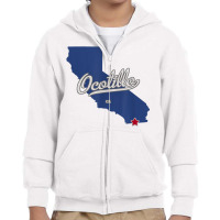 Ocotillo California Ca Map T Shirt Youth Zipper Hoodie | Artistshot