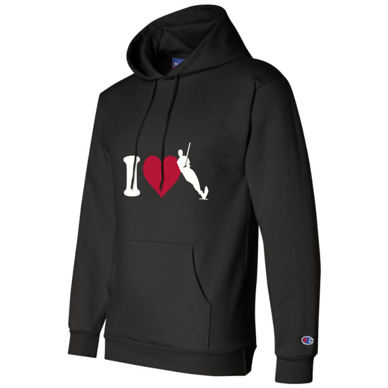 I Love Water Skiing, Water Skiing Champion Hoodie by koujirouinoue | Artistshot