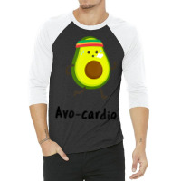 Cinco De Mayo Avo Cardio Funny Workout, Jogging, Running Pun 3/4 Sleeve Shirt | Artistshot