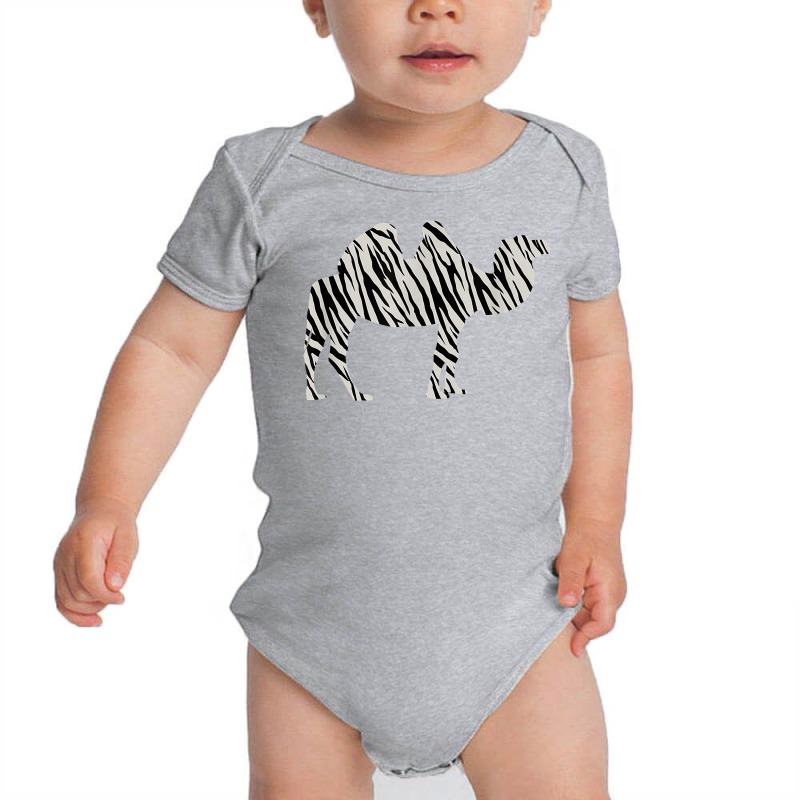 Camel Vintage Zebra Abstract Arabian Camel Animal Desert T Shirt Baby Bodysuit by cm-arts | Artistshot