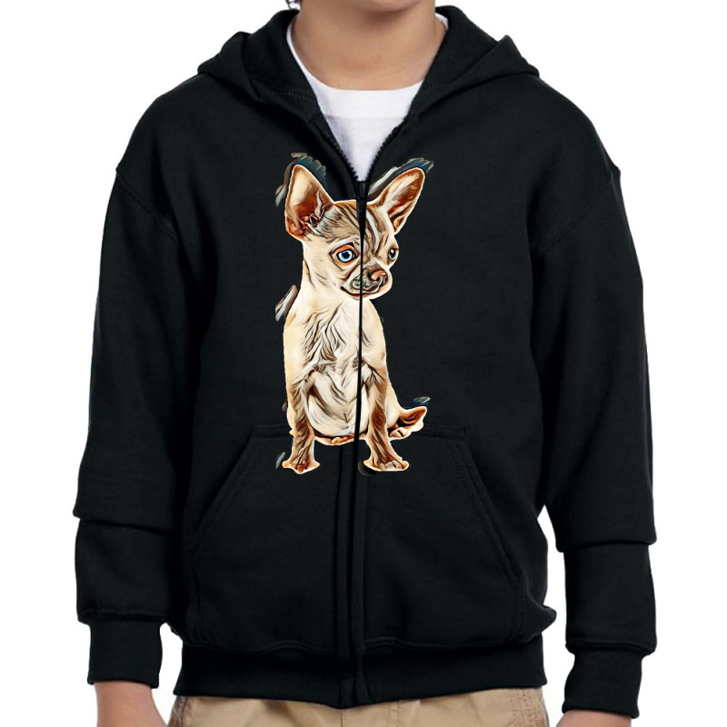 Best Dog Ever Youth Zipper Hoodie by Kemnabi | Artistshot