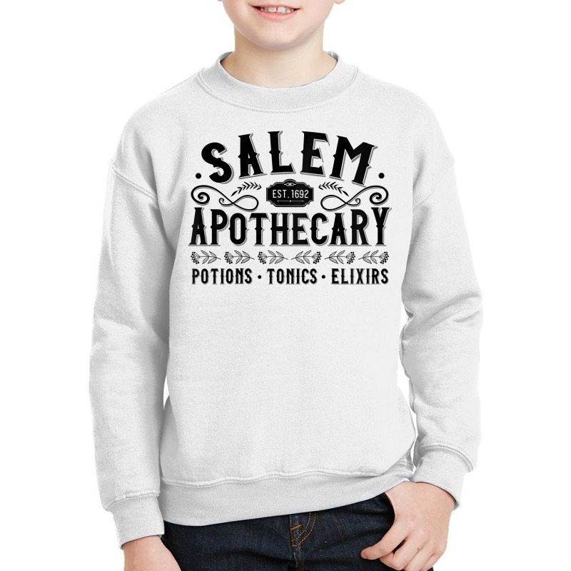 Womens Basic Witch Salem Apothecary Herbalist Elixir Tonic Potion Ragl Youth Sweatshirt by cm-arts | Artistshot