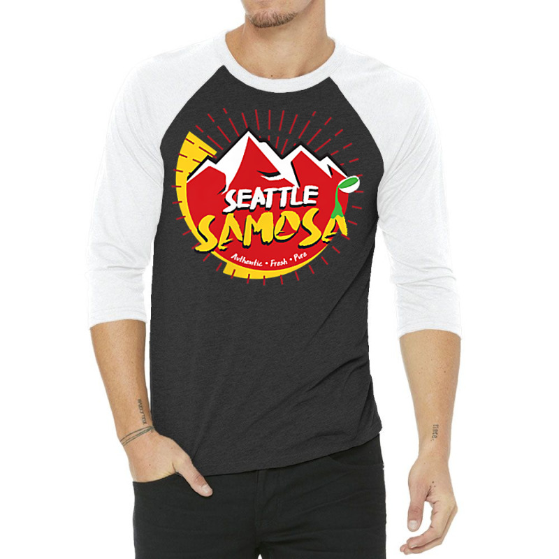 Seattle Samosa T Shirt 3/4 Sleeve Shirt by cm-arts | Artistshot