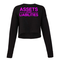 Assets Over Liabilities Accountant For Fans Cropped Sweater | Artistshot