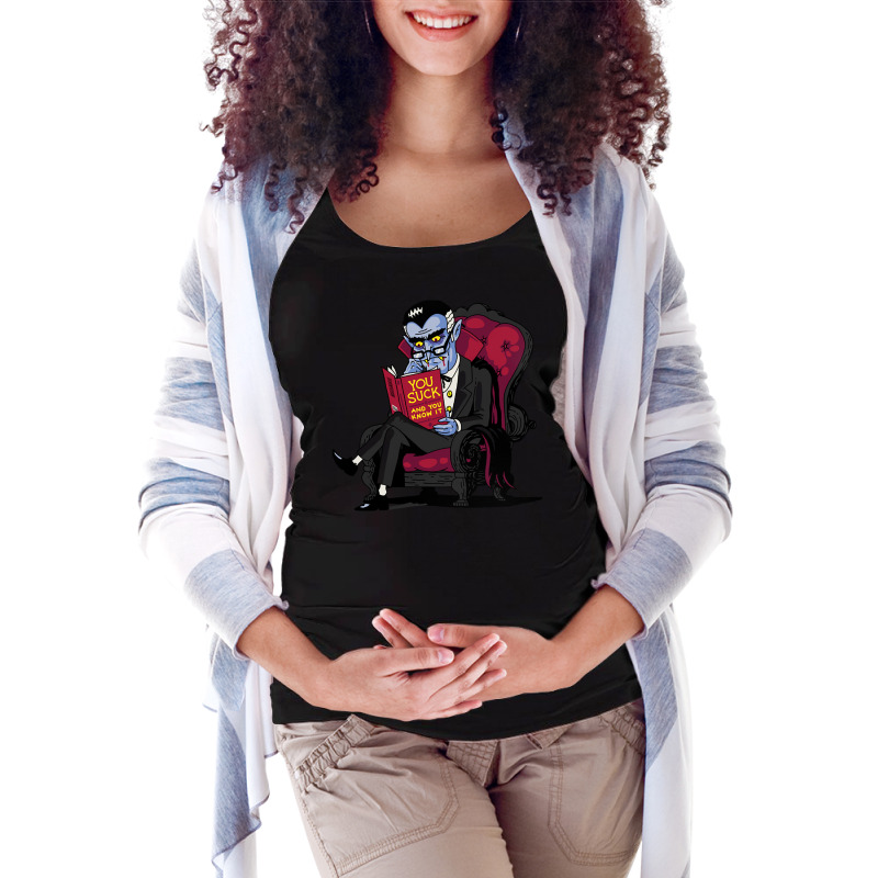 Vampires   You Suck And You Know It Maternity Scoop Neck T-shirt by cm-arts | Artistshot