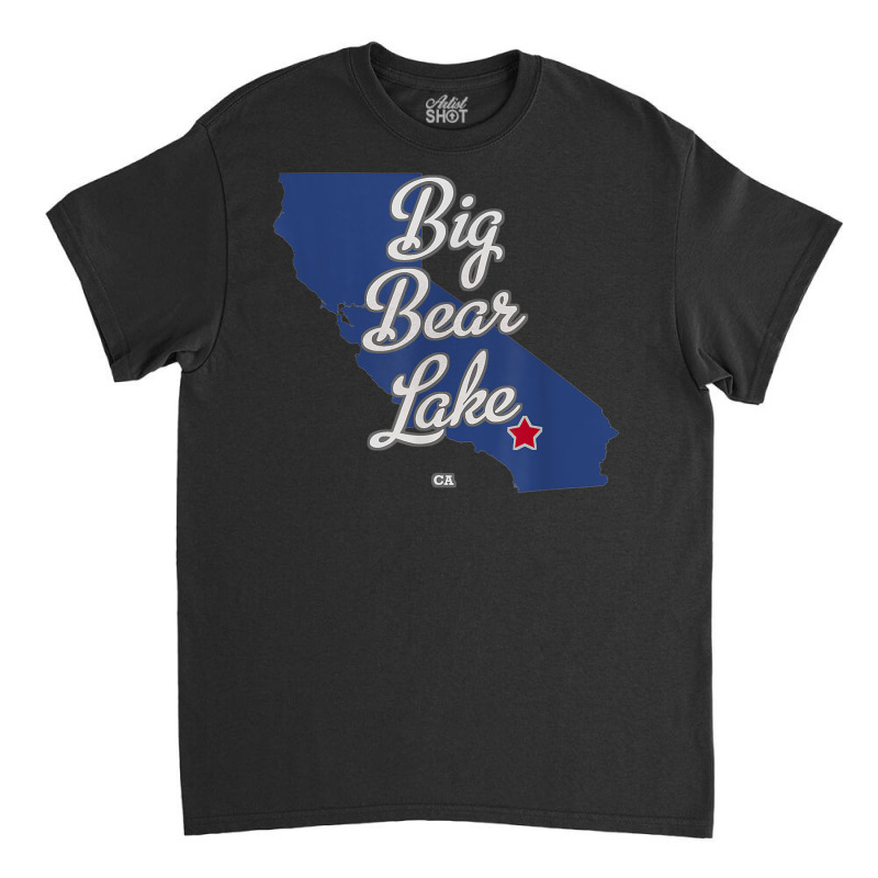 Big Bear Lake California Ca Map T Shirt Classic T-shirt | Artistshot