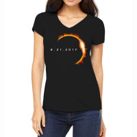 Total Solar Eclipse August 21 2017 Women's V-neck T-shirt | Artistshot