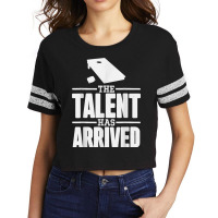 The Talent Has Arrived, Funny Cornhole Men Cornhole Grandpa T Shirt Scorecard Crop Tee | Artistshot