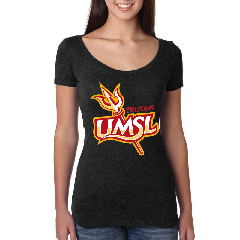 Umsl Of Tritons Classic Women's Triblend Scoop T-shirt by PamelaJeanBrink | Artistshot