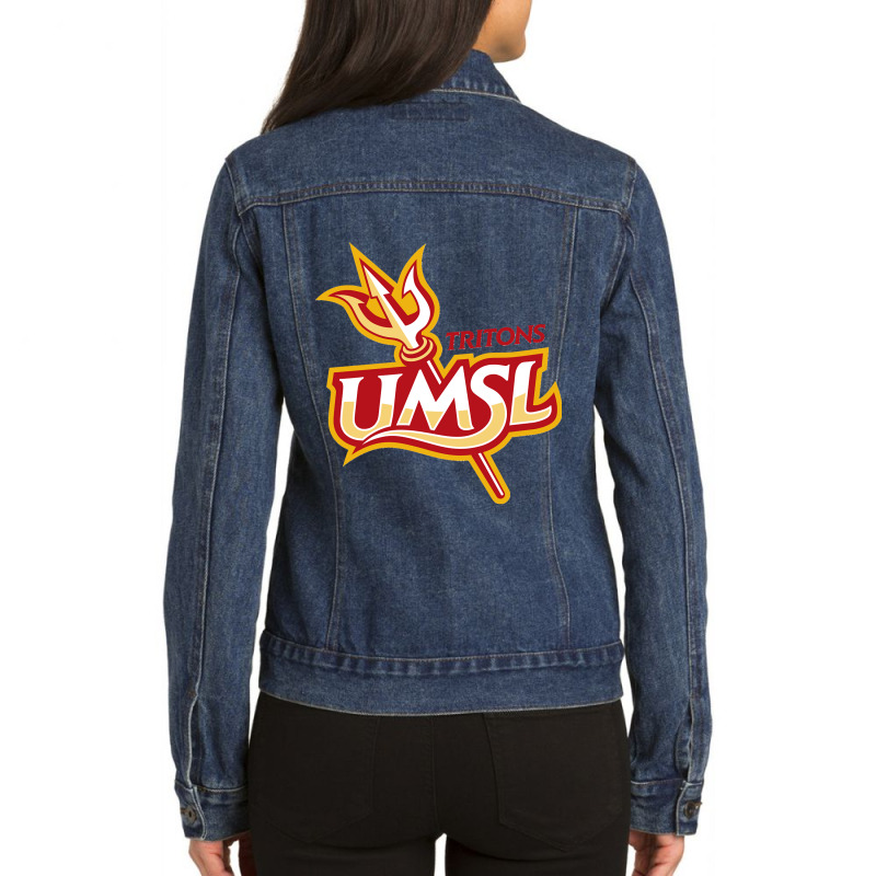 Umsl Of Tritons Classic Ladies Denim Jacket by PamelaJeanBrink | Artistshot