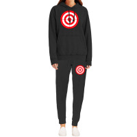 Bullseye Target Lazy Diy Halloween Costume Darts Shooting Hoodie & Jogger Set | Artistshot