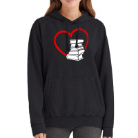 Book Nerd's, Book Lover's Valentine's Day Vintage Hoodie | Artistshot