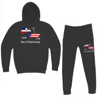 Half Puerto Rican Half Dominican Flag Map Combined Pr Rd T Shirt Hoodie & Jogger Set | Artistshot