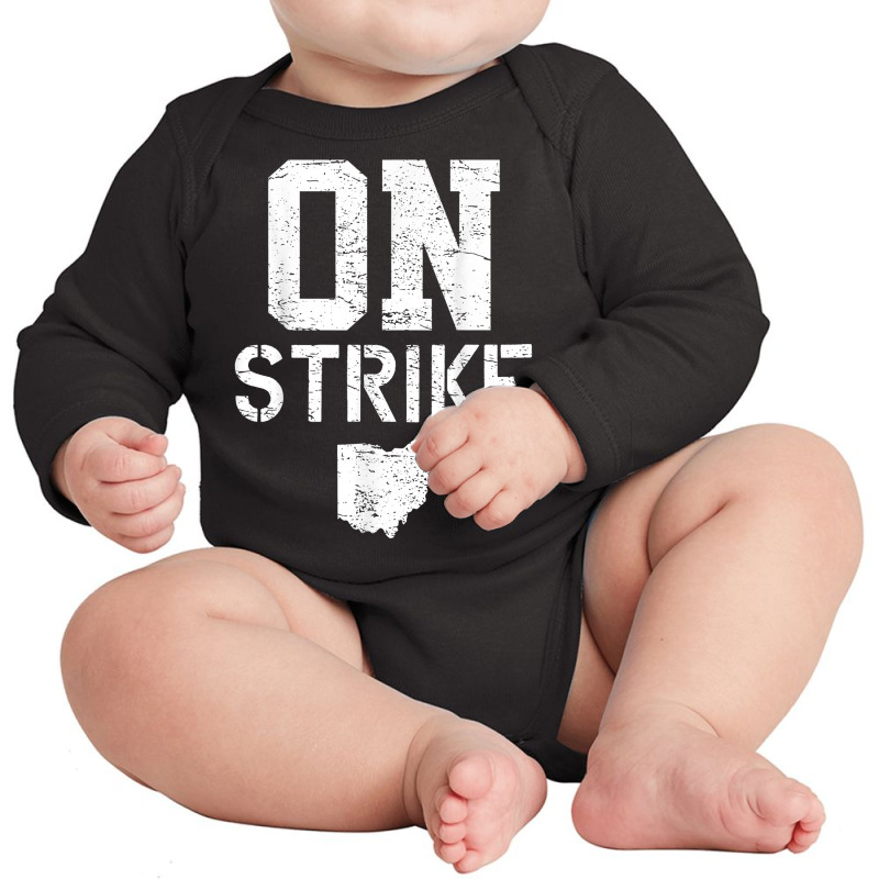 Columbus Ohio School Teachers Strike Oh Teacher Strike T Shirt Long Sleeve Baby Bodysuit by cm-arts | Artistshot