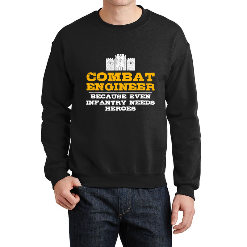 Combat Engineer  Engineer Gifts  Army Engineering Crewneck Sweatshirt by EricWade | Artistshot