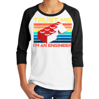 Engineer Master Builder Building Blocks Bricks Bricklayer T Shirt Youth 3/4 Sleeve | Artistshot