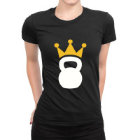 Kettlebell Crown, Kettlebell Ladies Fitted T-shirt | Artistshot