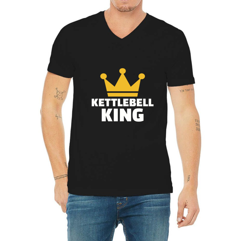 Kettlebell King, Kettlebell V-neck Tee | Artistshot