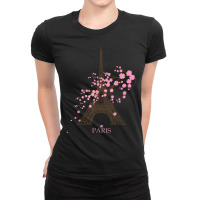 Paris Eiffel Tower The Sign Of Love France Parisian Home T Shirt Ladies Fitted T-shirt | Artistshot