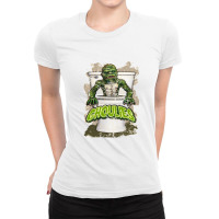 Ghoulies   Distressed Ladies Fitted T-shirt | Artistshot