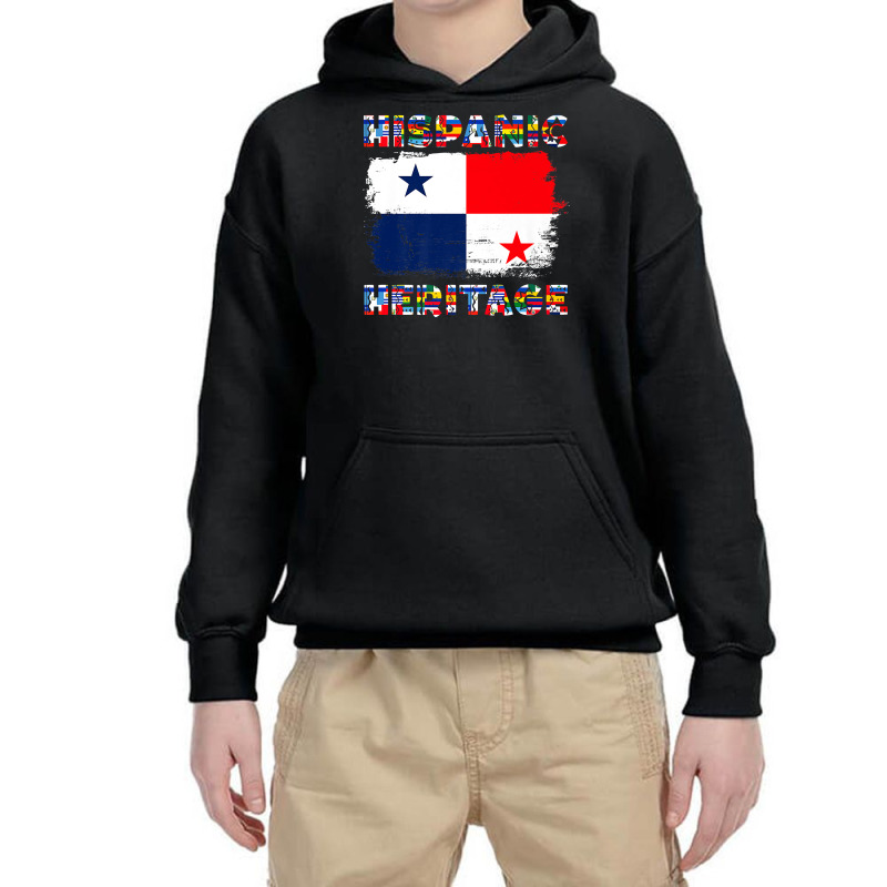 Vintage Panama Panamanian Flag Hispanic Heritage Month Premium T Shirt Youth Hoodie by cm-arts | Artistshot