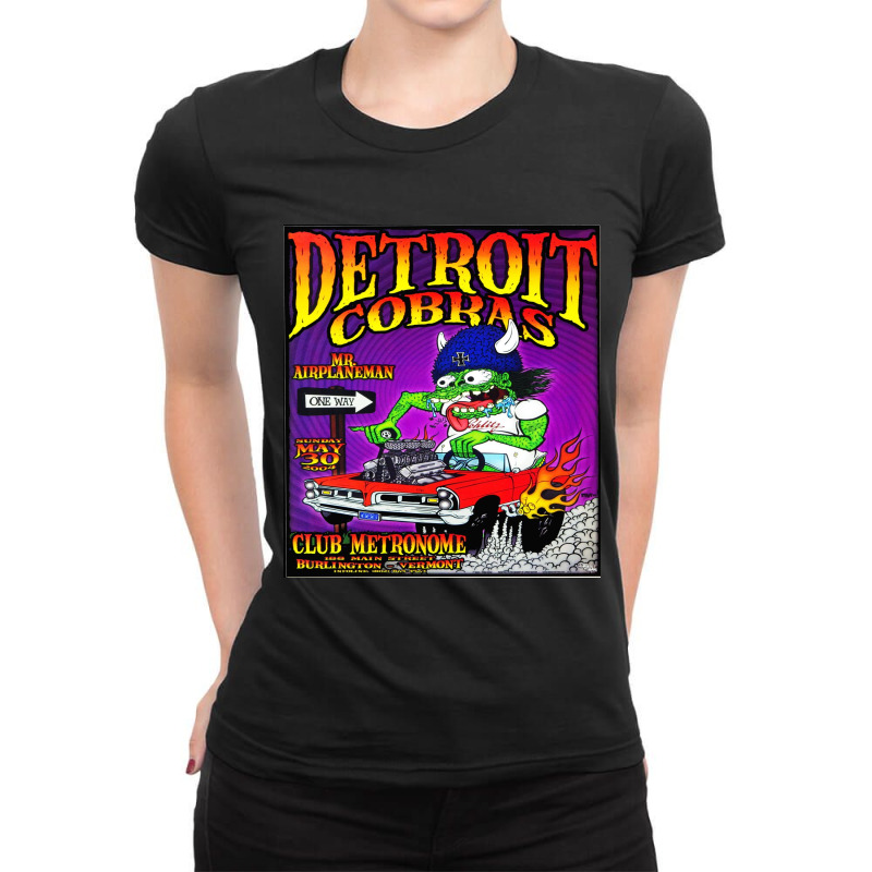 The Detroit Cobras Ladies Fitted T-Shirt by fplaidehx | Artistshot