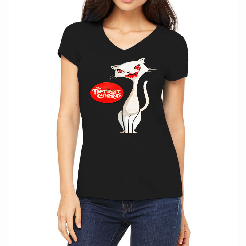 The Detroit Cobras Women's V-Neck T-Shirt by fplaidehx | Artistshot