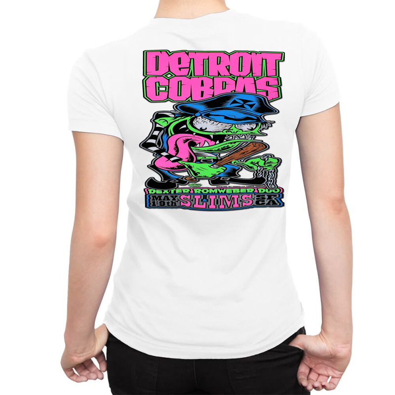 The Detroit Cobras, Ladies Fitted T-Shirt by fplaidehx | Artistshot