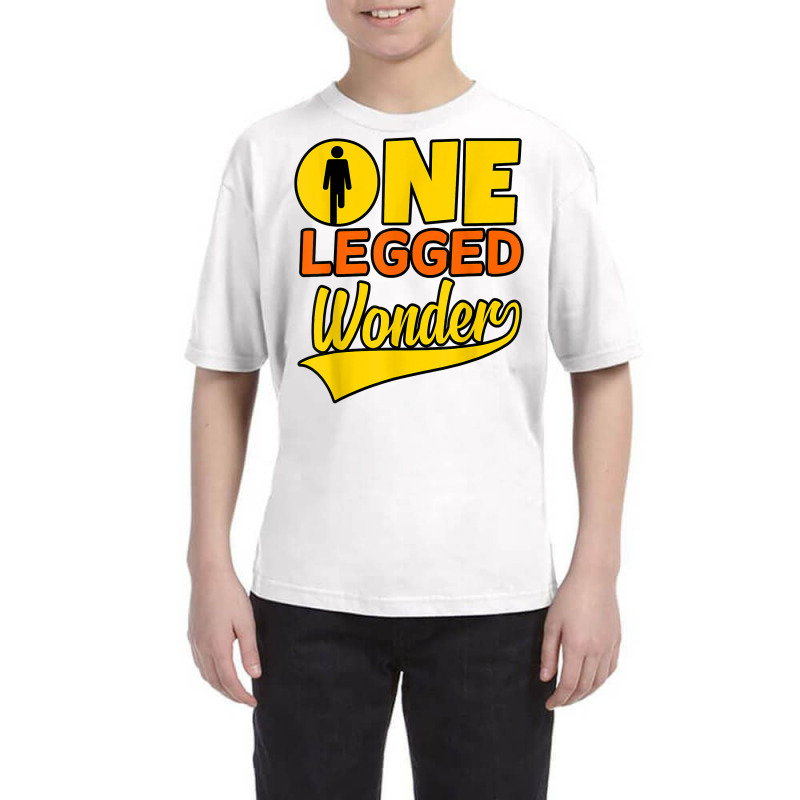 One Legged Wonder Funny Amputee Prosthetic Surgery Graphic T Shirt Youth Tee by nyxexaelaewe7 | Artistshot