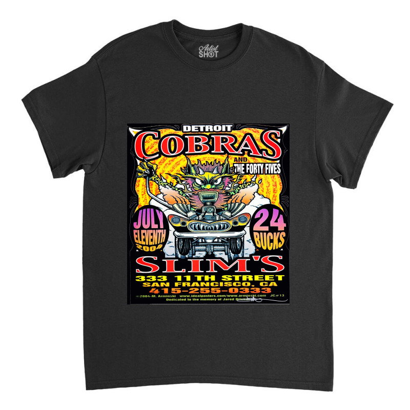 The Detroit Cobras Classic T-shirt by fplaidehx | Artistshot