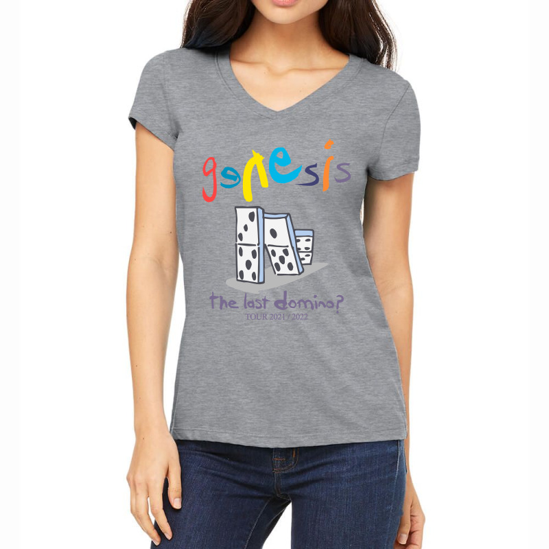 The Last Domino Genesis Women's V-Neck T-Shirt by cm-arts | Artistshot