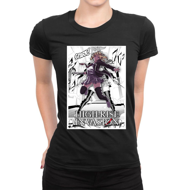 High Rise Invasion Mayuko Ladies Fitted T-Shirt by cm-arts | Artistshot