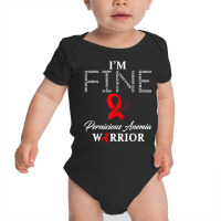 Pernicious Anemia Warrior I'm Fine T Shirt Baby Bodysuit | Artistshot