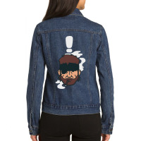 Smoke Signal Ladies Denim Jacket | Artistshot