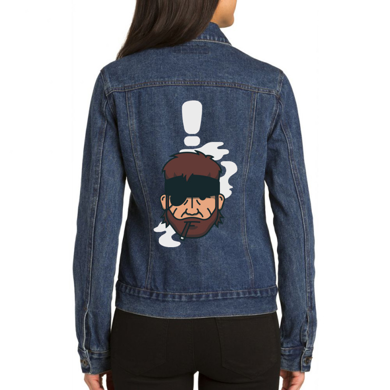 Smoke Signal Ladies Denim Jacket by Ha Thu | Artistshot