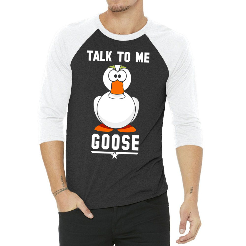 Goose Talk To Me 3/4 Sleeve Shirt | Artistshot