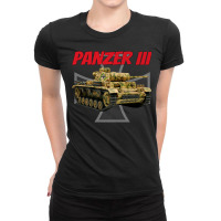 Ww2 German Panzerkampfwagen Iii Tank Panzer 3 Boys Kids Men Premium T Ladies Fitted T-shirt | Artistshot