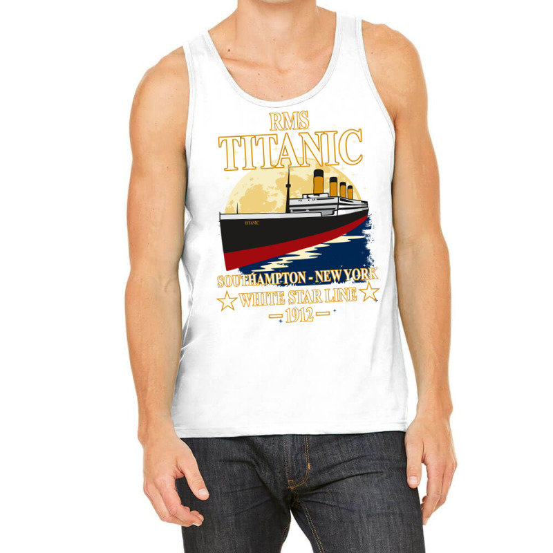 Rms Titanic White Star Line Cruise Ship 1912 Boys Girls Kids Long Slee Tank Top | Artistshot